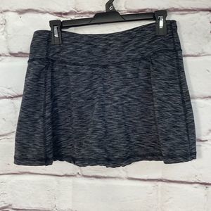 Jockey Athletic Skort Women’s SZ M Sporty Black Zipper Pocket Tennis Activewear